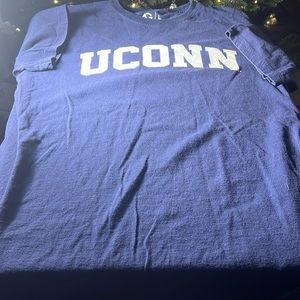 NCAA Alta Garcia Men’s UCONN Tee Color Blue Size Large
